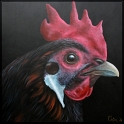 Gerda; Acryl auf Leinwand;
120 x 120 cm