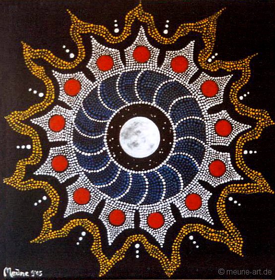 Lunamare Acryl auf Leinwand;
30 x 30 cm