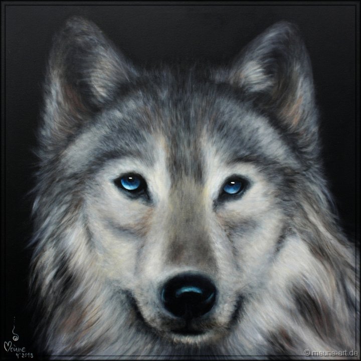 Wolf Acryl auf Leinwand;
70 x 70 cm;
verkauft